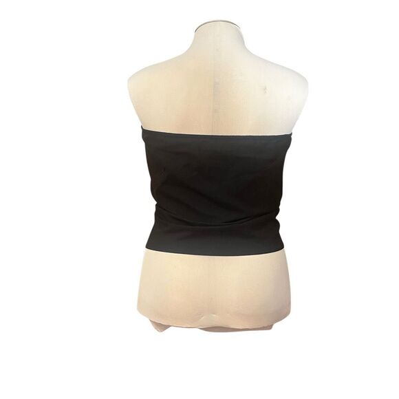 Pretty Little Thing Black Back Zip Corset Top Sz 24 W - Picture 4 of 6